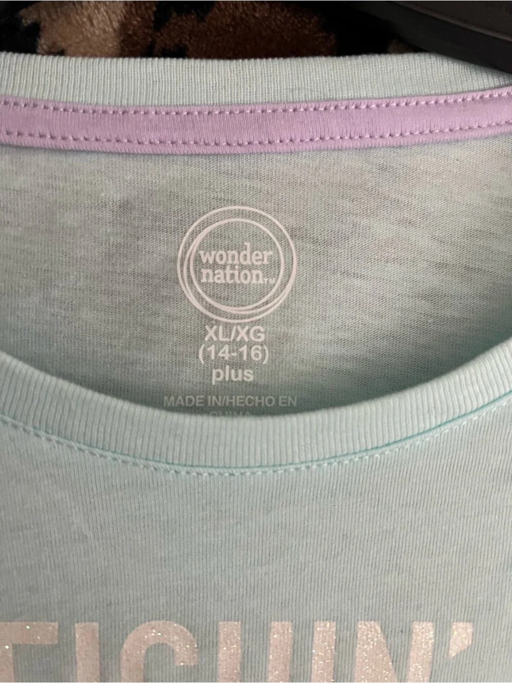 wonder nation Light Blue 'Sleighin' It' Dog Graphic Tee